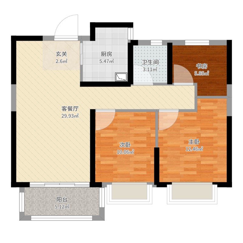 浙江省 宁波市 北仑区 奥园誉湖湾-副本 户型图