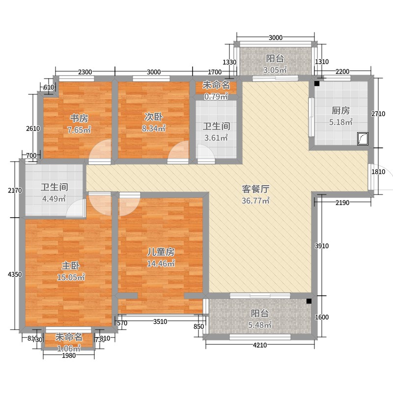 江苏 南通 景瑞望府140 户型图