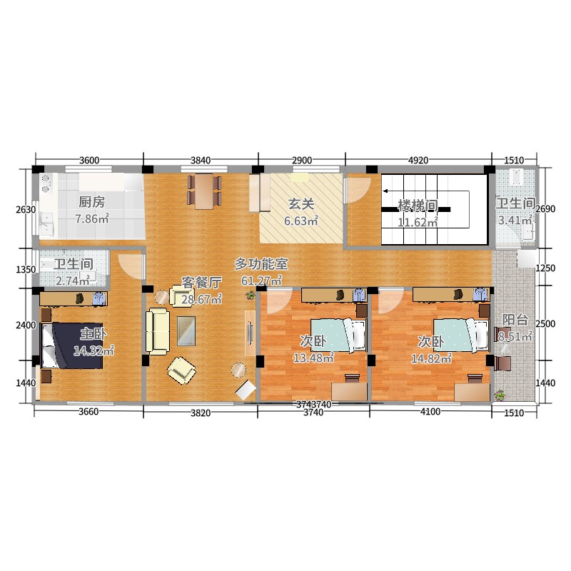 农村自建房户型图大全 - 装修户型图 - 户型图分析