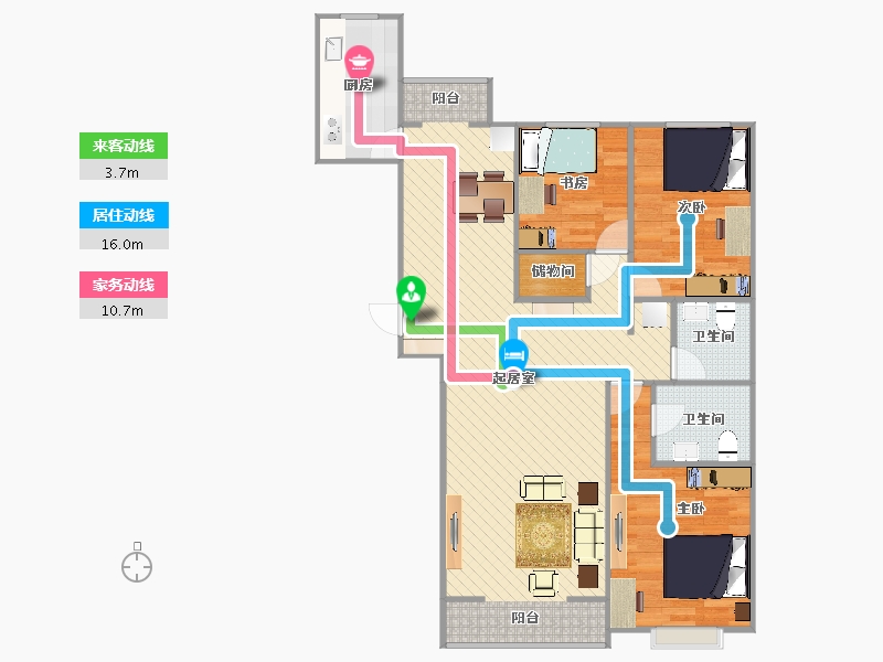 清华东路9号院户型图大全 - 装修户型图 - 户型图分析