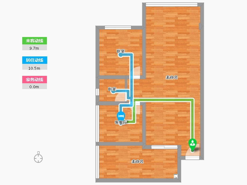 宜宾远达第一城央墅小区0室2厅0卫0厨89.00㎡户型图