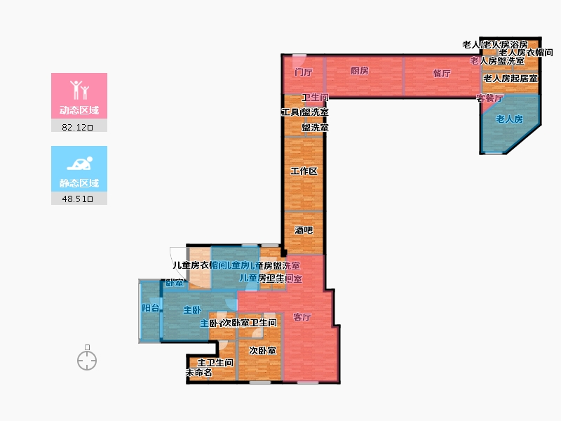 胡一菲的家户型图大全 - 装修户型图 - 户型图分析