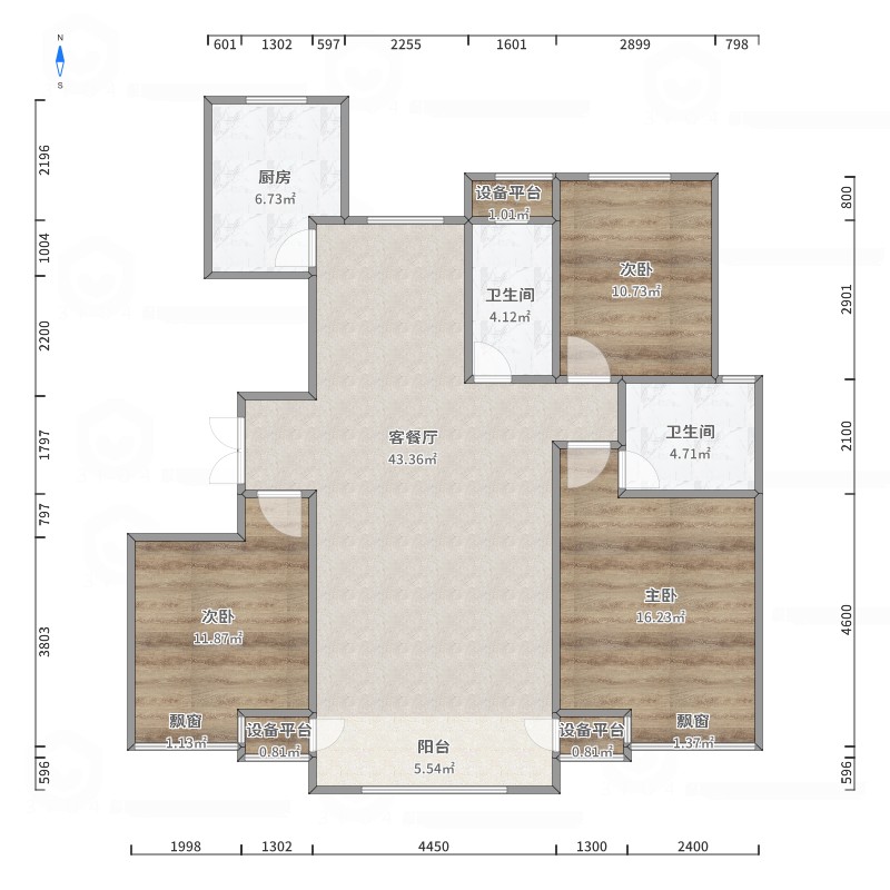 南益名仕华庭房型图