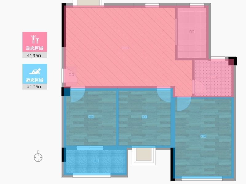 福建省-漳州市-港昌新苏格兰-73.51-户型库-动静分区