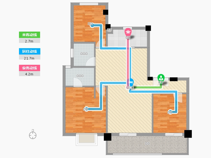 福建省-南平市-建发悦府-89.23-户型库-动静线