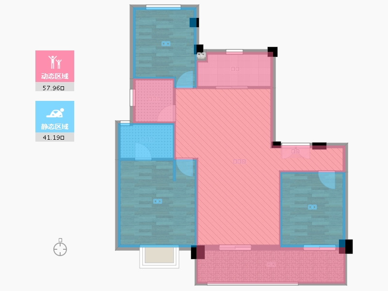 福建省-南平市-建发悦府-89.23-户型库-动静分区