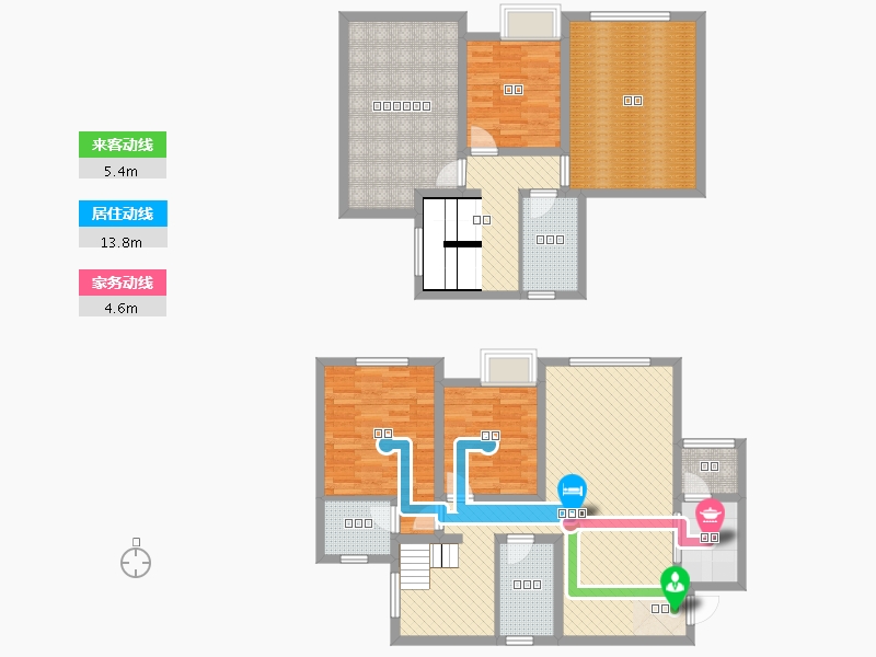 四川省-自贡市-远达盛景-135.97-户型库-动静线