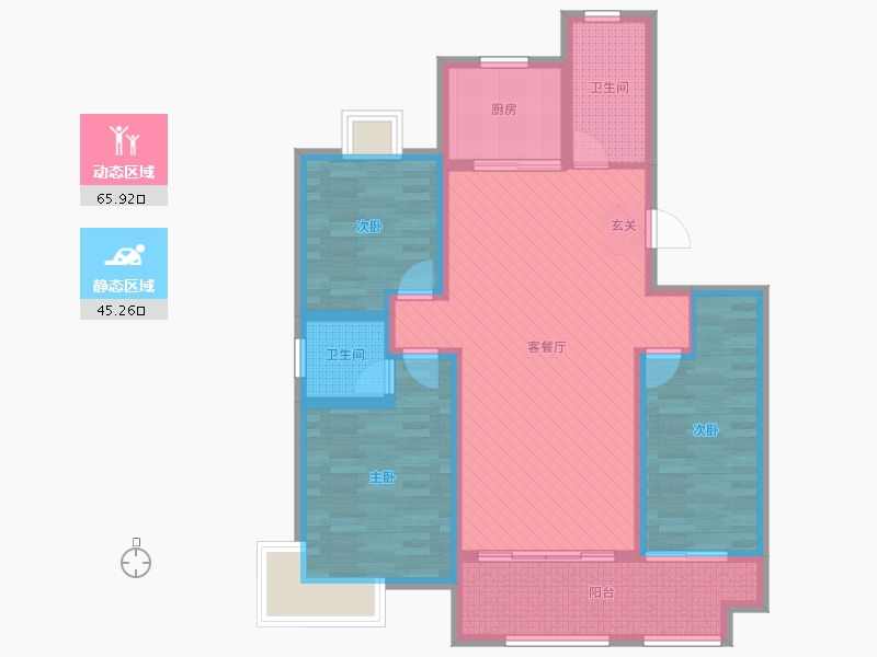 山东省-日照市-大唐华府-97.00-户型库-动静分区