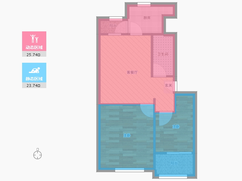 山东省-青岛市-浮山后二小区-43.18-户型库-动静分区