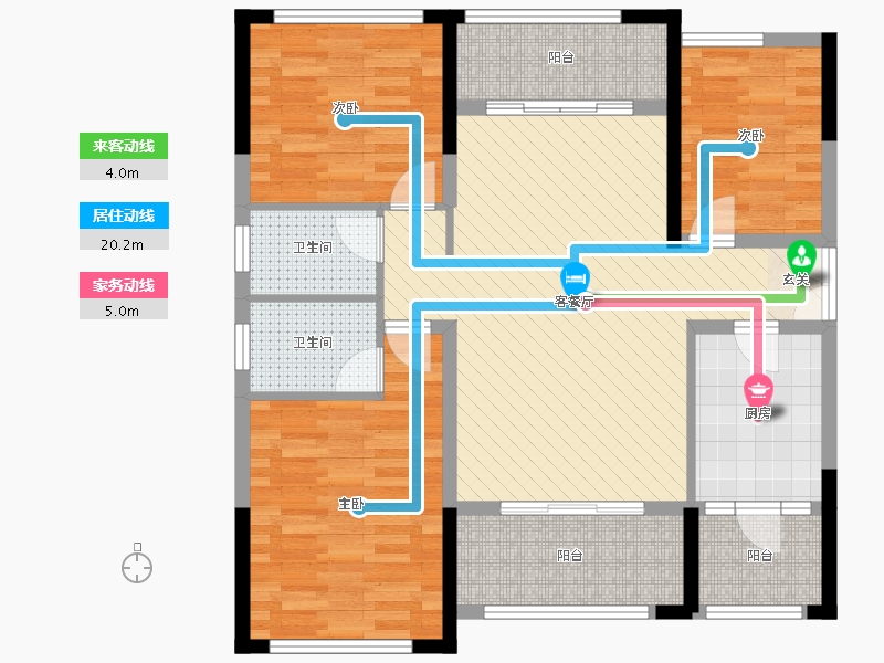 四川省-宜宾市-海翔光明春天-92.88-户型库-动静线