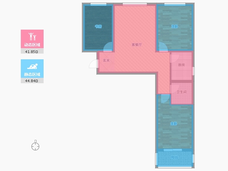 河北省-沧州市-信和国际公馆-75.68-户型库-动静分区