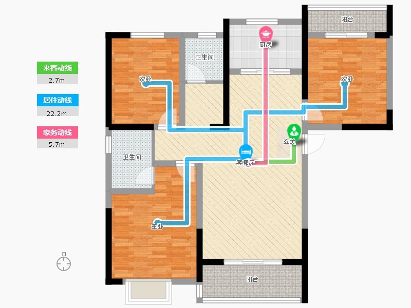 河南省-新乡市-华地东城-98.06-户型库-动静线