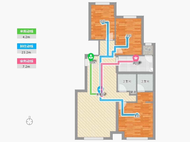 河北省-廊坊市-富力新城-78.79-户型库-动静线