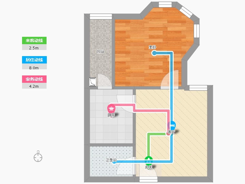 陕西省-西安市-魏玛公馆-32.04-户型库-动静线