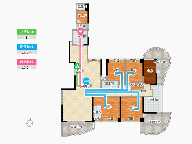 广东省-珠海市-中信红树湾-273.42-户型库-动静线