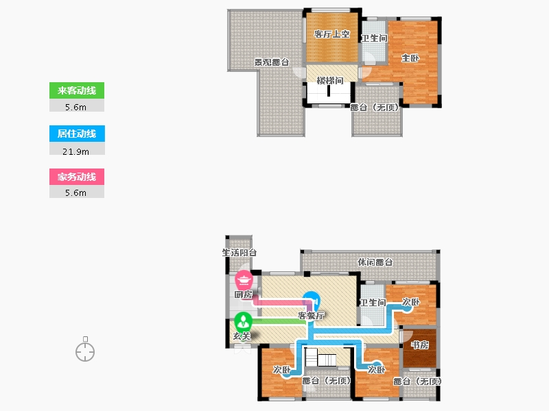 四川省-德阳市-星城国际-203.16-户型库-动静线