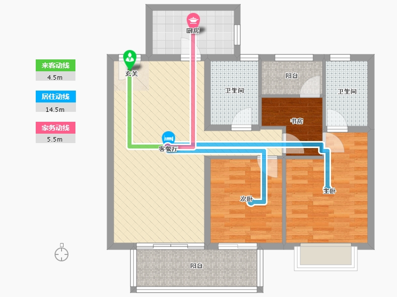 福建省-南平市-建发悦城-79.20-户型库-动静线