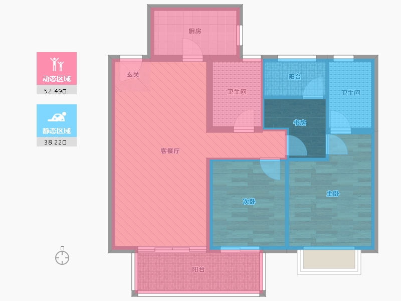 福建省-南平市-建发悦城-79.20-户型库-动静分区