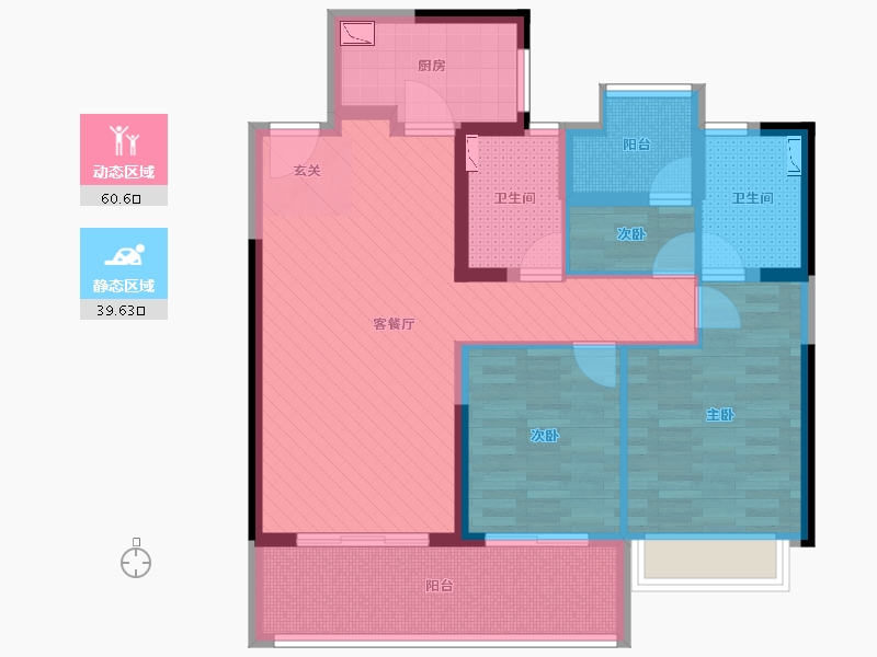 福建省-南平市-建发悦城-87.28-户型库-动静分区