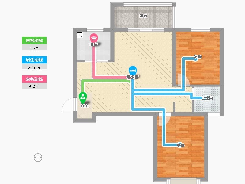 陕西省-西安市-阳光台365-62.09-户型库-动静线