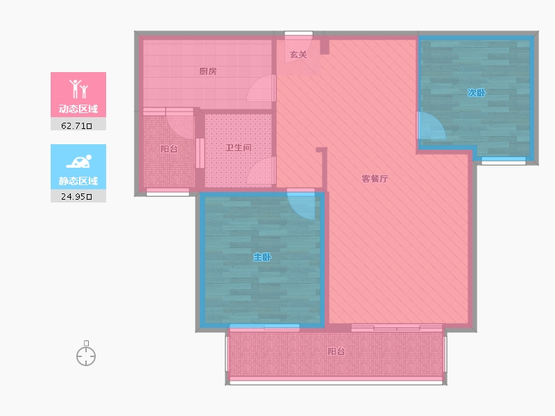 山东省-枣庄市-滕投龙泉首府-77.00-户型库-动静分区