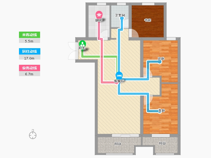 安徽省-合肥市-佳缘巴黎都市-81.18-户型库-动静线