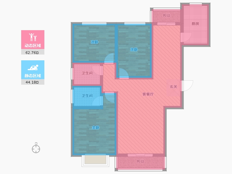 河南省-安阳市-美景天城-92.00-户型库-动静分区