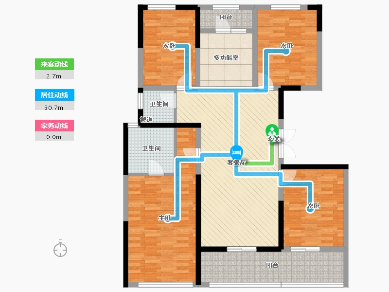 云南省-昆明市-银海泊岸-118.24-户型库-动静线