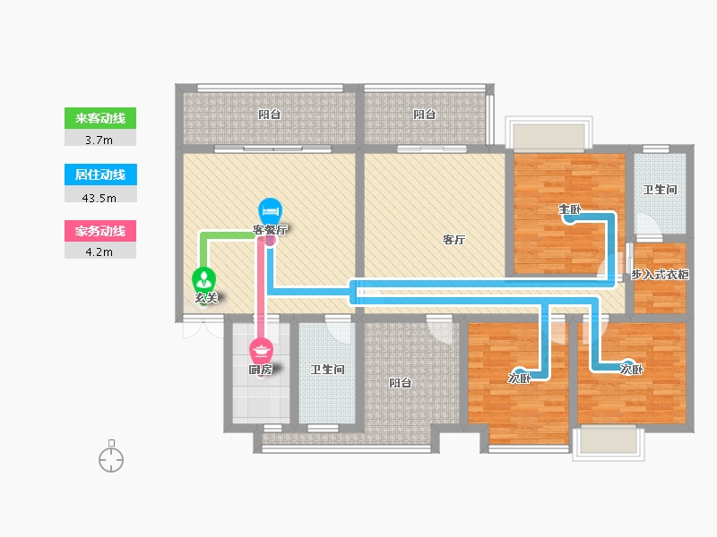 四川省-巴中市-中交王府景-124.92-户型库-动静线