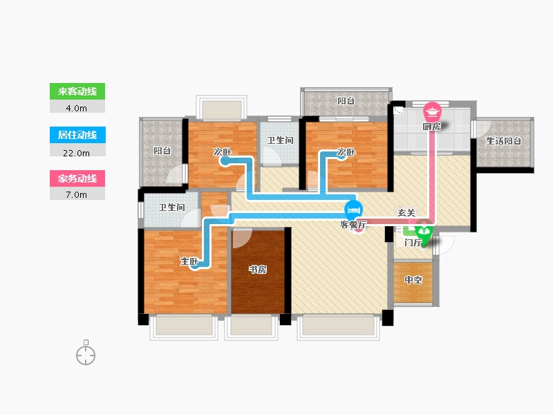 贵州省-毕节市-国林春天-100.87-户型库-动静线