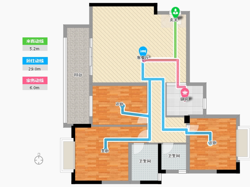 广东省-揭阳市-侨光新城-115.72-户型库-动静线