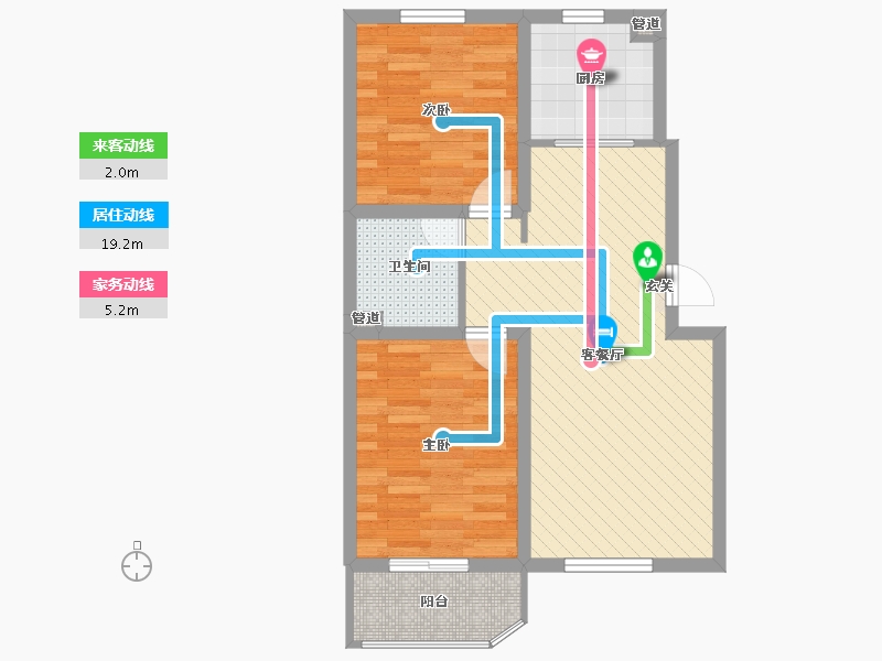 河北省-保定市-金品时代-62.67-户型库-动静线