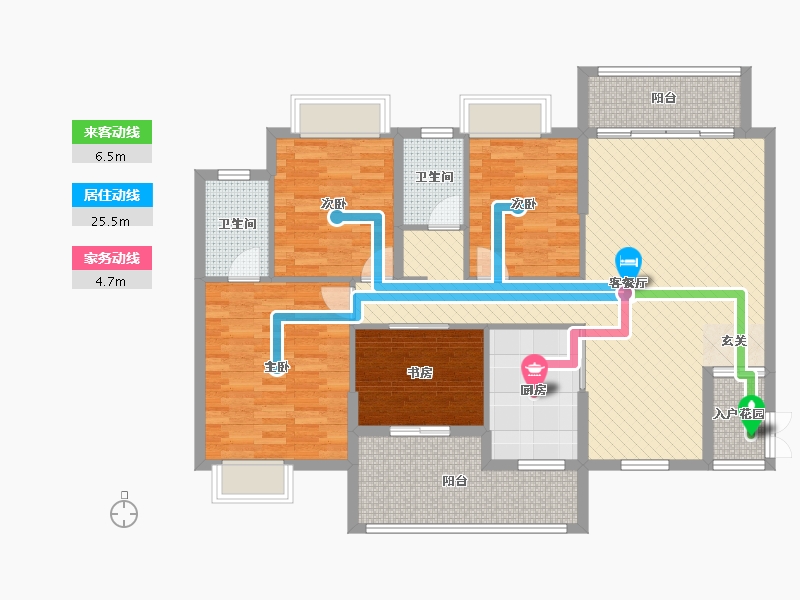 广西壮族自治区-南宁市-蟠龙小区-115.89-户型库-动静线