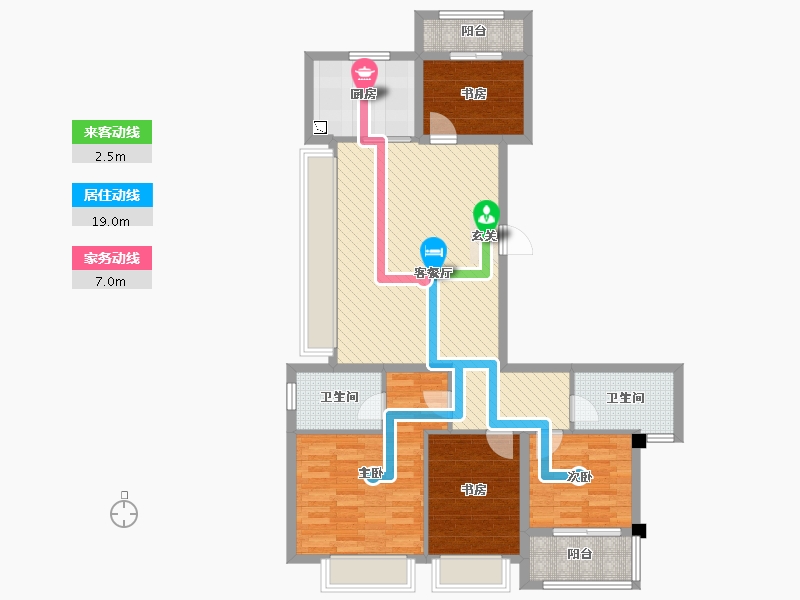 上海-上海市-中国铁建香榭国际-98.96-户型库-动静线