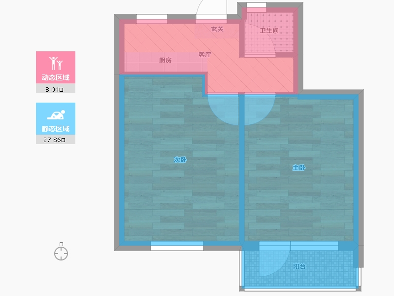 上海-上海市-上南一村-31.12-户型库-动静分区