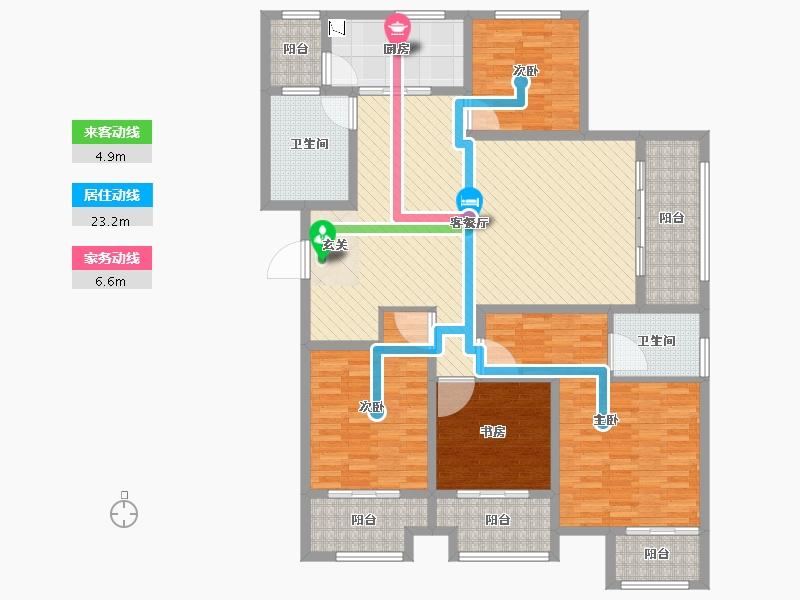 河南省-信阳市-东方今典-145.00-户型库-动静线