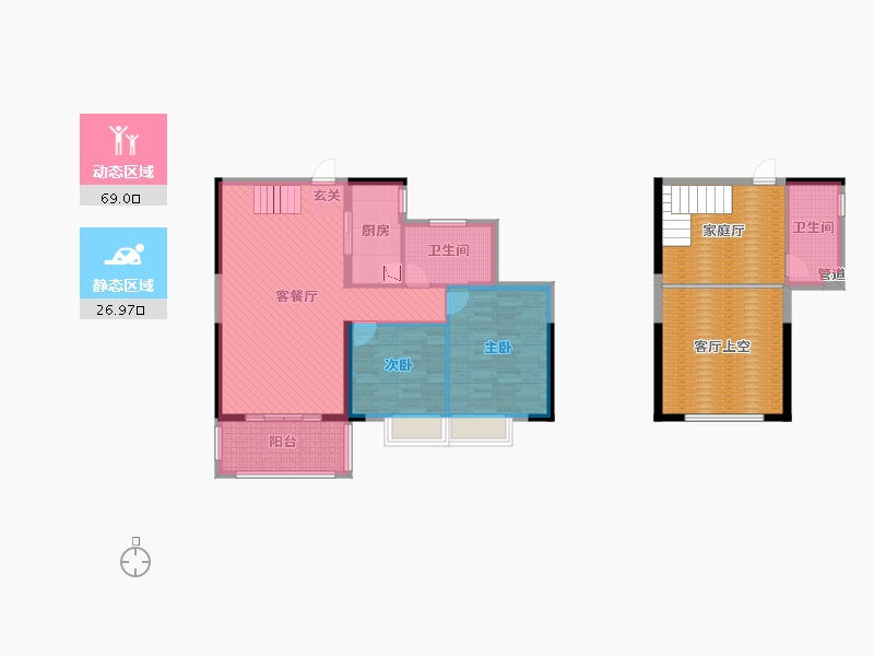 福建省-莆田市-正荣润璟-118.15-户型库-动静分区