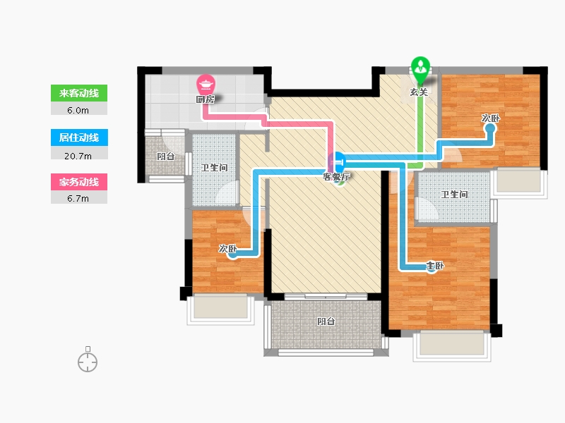 广东省-肇庆市-肇庆敏捷城-89.31-户型库-动静线