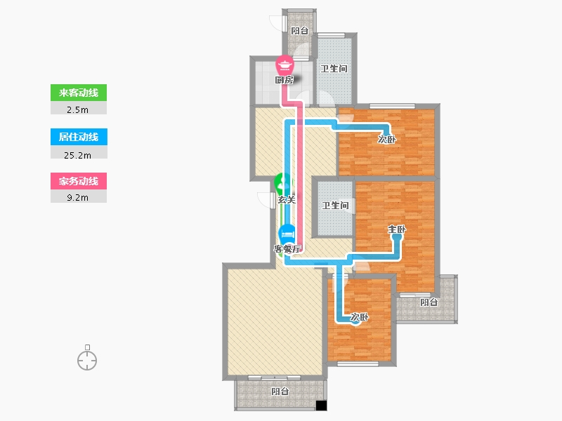 山西省-晋中市-华都公园里-121.23-户型库-动静线