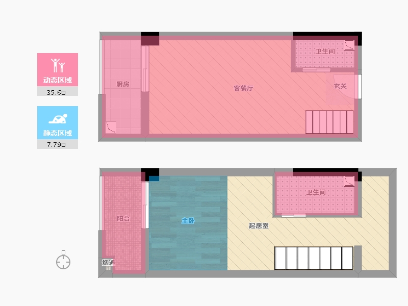 四川省-成都市-大源欢乐颂-50.11-户型库-动静分区