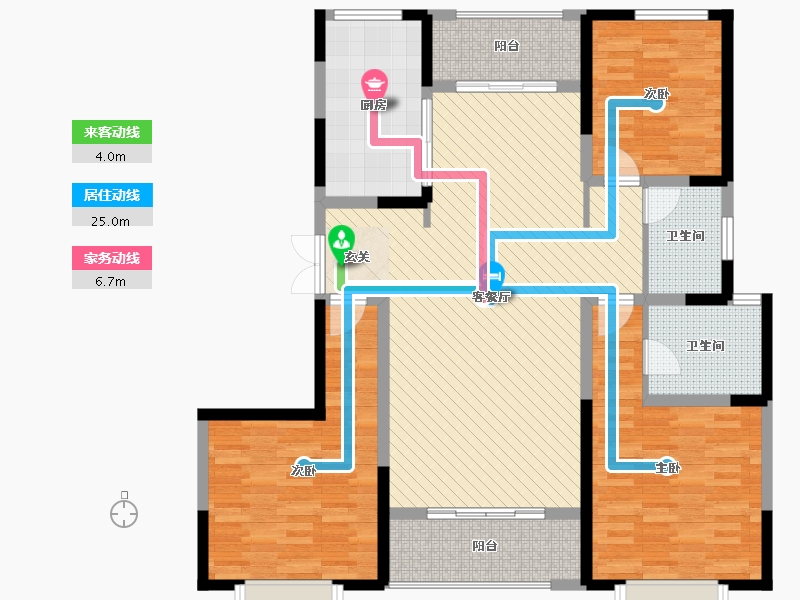 陕西省-西安市-德杰德裕天下-120.00-户型库-动静线