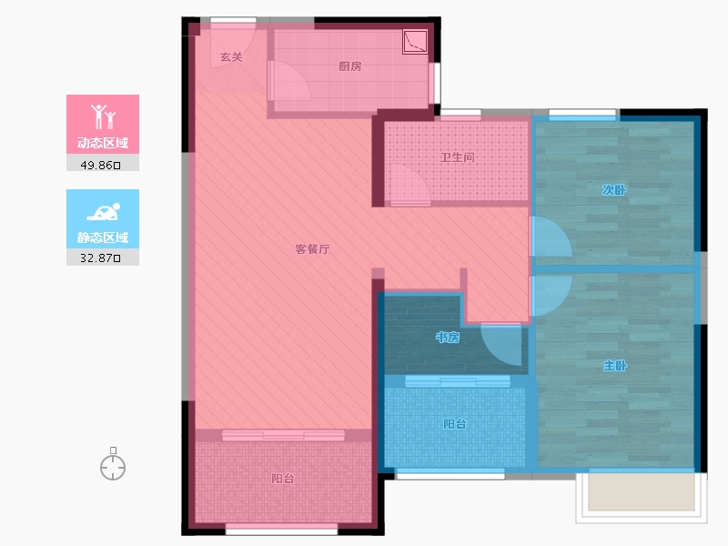 福建省-三明市-滨江一号-72.31-户型库-动静分区