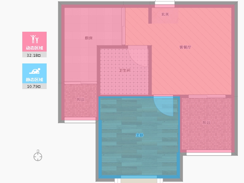 上海-上海市-金铭文博水景-37.57-户型库-动静分区