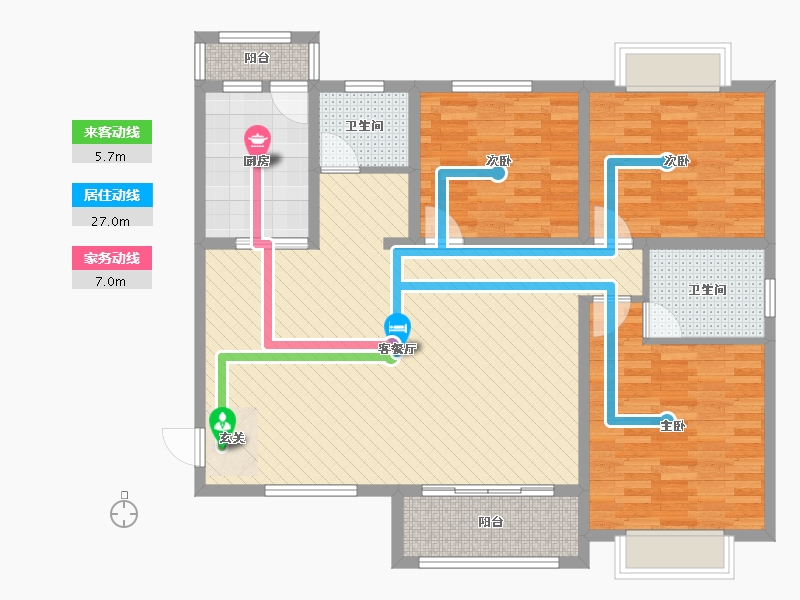 河南省-南阳市-橡树湾-112.50-户型库-动静线