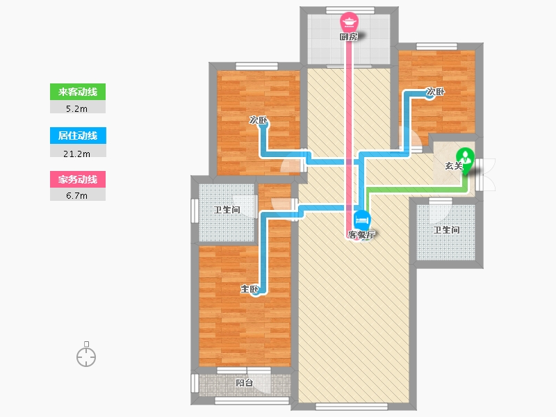 青海省-西宁市-萨尔斯堡-87.31-户型库-动静线