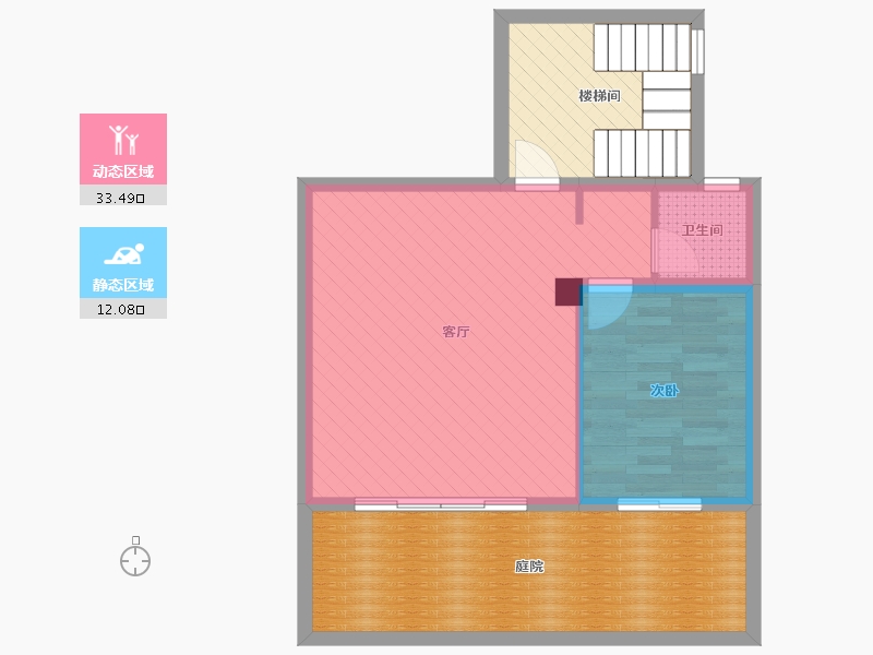 四川省-成都市-花样年香门第-66.69-户型库-动静分区