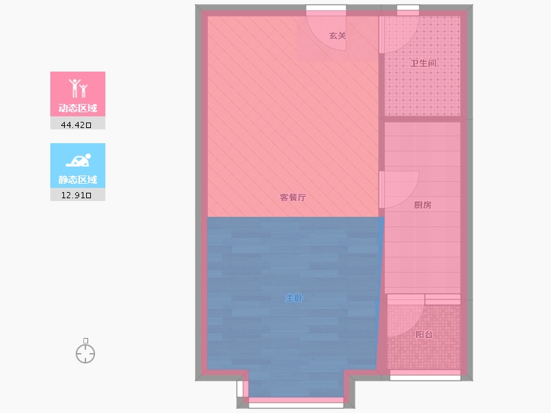 河北省-承德市-福溪帝苑-39.50-户型库-动静分区