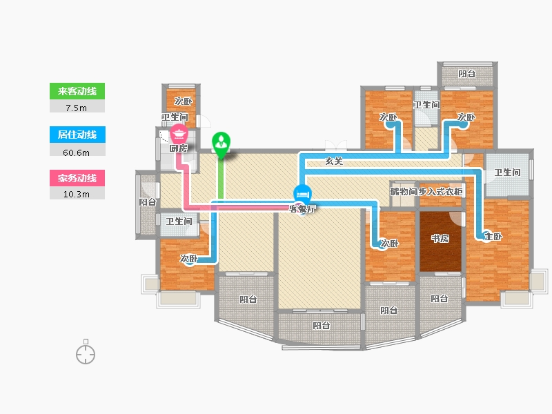 河南省-焦作市-远大未来城-235.00-户型库-动静线