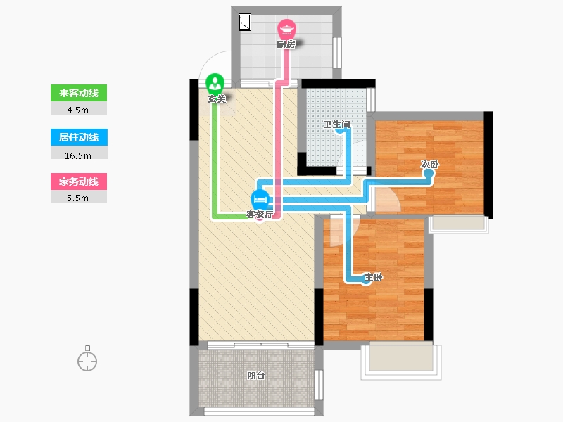 广西壮族自治区-桂林市-花千树-55.60-户型库-动静线