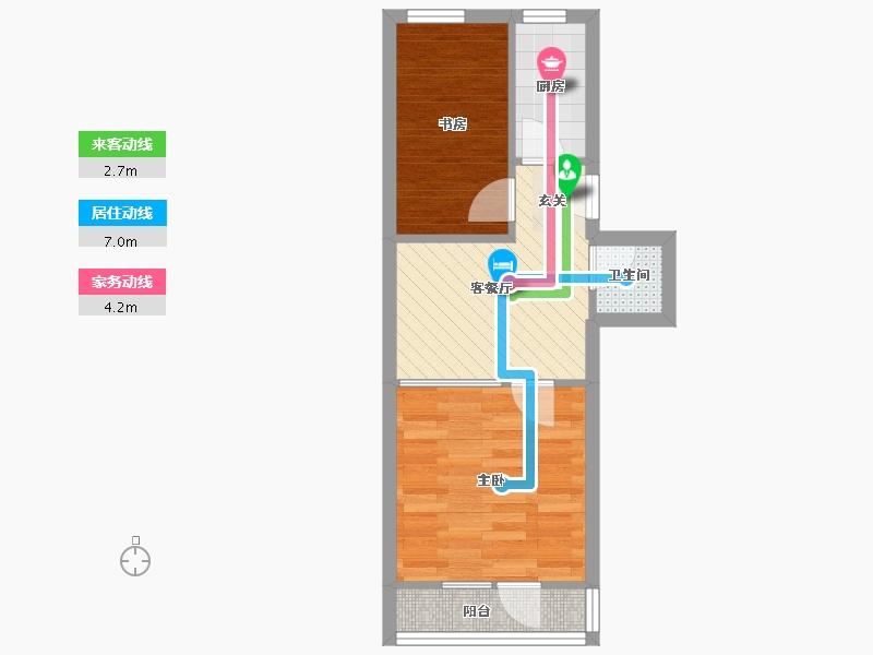 北京-北京市-翠微南里-38.01-户型库-动静线